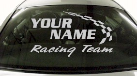 Custom779 Custom YOURNAMEHERE Racing Team Decal