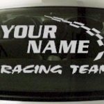 Custom781 Custom YOURNAMEHERE Racing Team Decal