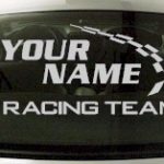Custom782 Custom YOURNAMEHERE Racing Team Decal