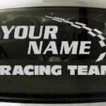 Custom783 Custom YOURNAMEHERE Racing Team Decal