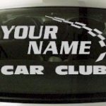 Custom788 Custom YOURNAMEHERE Car Club Decal