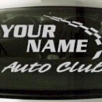 Custom790 Custom YOURNAMEHERE Auto Club Decal