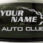 Custom793 Custom YOURNAMEHERE Auto Club Decal