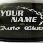 Custom795 Custom YOURNAMEHERE Auto Club Decal