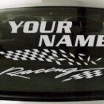 Custom800 Custom YOURNAMEHERE Racing Decal