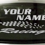 Custom802 Custom YOURNAMEHERE Racing Decal