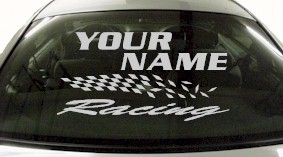 Custom802 Custom YOURNAMEHERE Racing Decal