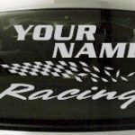 Custom803 Custom YOURNAMEHERE Racing Decal