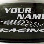 Custom804 Custom YOURNAMEHERE Racing Decal