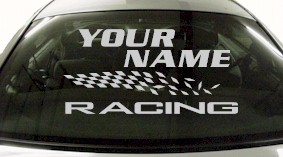 Custom805 Custom YOURNAMEHERE Racing Decal