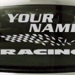 Custom806 Custom YOURNAMEHERE Racing Decal