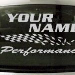 Custom808 Custom YOURNAMEHERE Performance Decal