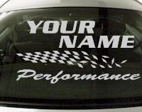 Custom808 Custom YOURNAMEHERE Performance Decal 