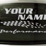 Custom809 Custom YOURNAMEHERE Performance Decal