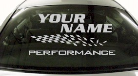 Custom811 Custom YOURNAMEHERE Performance Decal