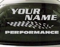 Custom812 Custom YOURNAMEHERE Performance Decal 