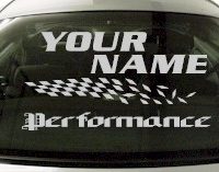 Custom813 Custom YOURNAMEHERE Performance Decal 