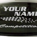 Custom815 Custom YOURNAMEHERE Competition Decal