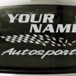 Custom817 Custom YOURNAMEHERE Autosports Decal