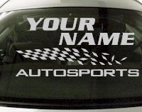 Custom818 Custom YOURNAMEHERE Autosports Decal 