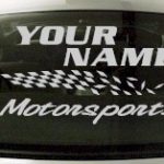 Custom819 Custom YOURNAMEHERE Motorsports Decal