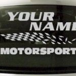 Custom823 Custom YOURNAMEHERE Motorsports Decal