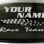 Custom825 Custom YOURNAMEHERE Race Team Decal