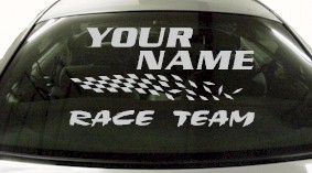 Custom826 Custom YOURNAMEHERE Race Team Decal