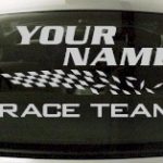 Custom827 Custom YOURNAMEHERE Race Team Decal
