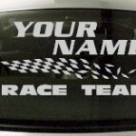 Custom828 Custom YOURNAMEHERE Race Team Decal