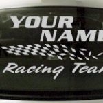 Custom829 Custom YOURNAMEHERE Racing Team Decal