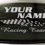 Custom830 Custom YOURNAMEHERE Racing Team Decal