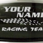 Custom831 Custom YOURNAMEHERE Racing Team Decal