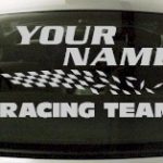 Custom833 Custom YOURNAMEHERE Racing Team Decal