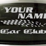 Custom839 Custom YOURNAMEHERE Car Club Decal