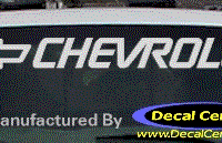 DC05001 Chevrolet W/Bowtie Decal 