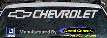 DC05001 Chevrolet W/Bowtie Decal