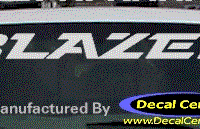 DC05002 Chevrolet Blazer Decal 