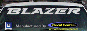 DC05002 Chevrolet Blazer Decal
