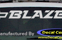 DC05003 Chevrolet Blazer W/Bowtie Decal 