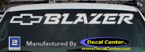 DC05003 Chevrolet Blazer W/Bowtie Decal