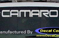 DC05004 Chevrolet Camaro With Two Bowties Decal 