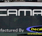 DC05005 Chevrolet Camaro W/Bowtie Decal