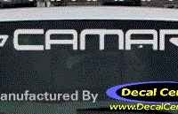 DC05005 Chevrolet Camaro W/Bowtie Decal 