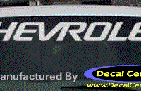 DC05013 Chevrolet Decal 