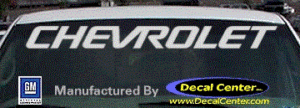 DC05013 Chevrolet Decal