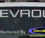 DC05014 Chevrolet Decal