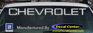 DC05014 Chevrolet Decal