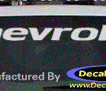 DC05015 Chevrolet Decal