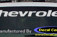 DC05015 Chevrolet Decal 